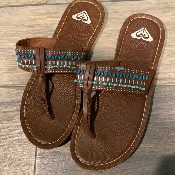 Roxy beaded sandals